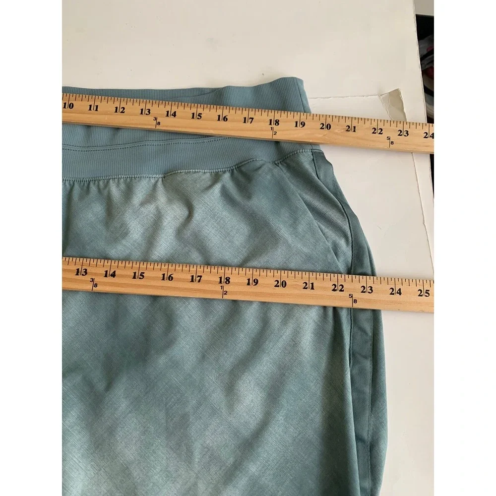 Athleta Womens Pants 18 Green‎ Athleisure Workout Slim Lounge Nolita Tie Dye